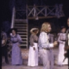 Actors (L-R) Fisher Stevens, John Amos and Gregory Hines in a scene from the New York Shakespeare Festival production of the play "Twelfth Night" at the Delacorte Theater in Central Park. (New York)