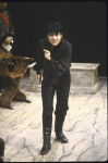 Actress Diane Venora as Hamlet in a scene fr. the New York Shakespeare Festival production of the play "Hamlet." (New York)