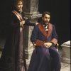 Actors Kathleen Widdoes & Bob Gunton in a scene fr. the New York Shakespeare Festival production of the play "Hamlet." (New York)
