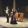 Actors Kathleen Widdoes & Bob Gunton in a scene fr. the New York Shakespeare Festival production of the play "Hamlet." (New York)