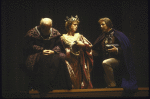 Actors (L-R) George Hamlin, Raphael Sbarge & J. T. Walsh in a scene fr. the New York Shakespeare Festival production of the play "Hamlet." (New York)