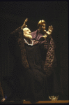 Actors (L-R) George Hamlin & J. T. Walsh in a scene fr. the New York Shakespeare Festival production of the play "Hamlet." (New York)