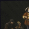 Actors (L-R) Mandy Patinkin, John Bottom, Kenneth McMillan, Beulah Garrick, Philip Casnoff & Philip Craig in a scene fr. the New York Shakespeare Festival production of the play "Henry IV Part 1" at the Delacorte Theatre in Central Park. (New York)