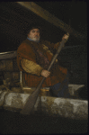Actor Kenneth McMillan as Falstaff in a scene fr. the New York Shakespeare Festival production of the play "Henry IV Part 1" at the Delacorte Theatre in Central Park. (New York)