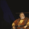 Actors (L-R) Kenneth McMillan & John Vickery in a  scene fr.the New York Shakespeare Festival production of the play "Henry IV Part 1" at the Delacorte Theatre in Central Park. (New York)