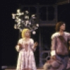 Actors (L-R) Deborah Rush, Elizabeth McGovern, James Goodwin and Thomas Gibson in a scene from the New York Shakespeare Festival production of the play "Two Gentlemen of Verona" at the Delacorte Theater in Central Park. (New York)