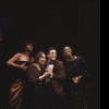 Actors (L-R) Liz Robertson, Elisabeth Welch, Scott Holmes & Elaine Delmar in a scene fr. the Broadway musical revue "Jerome Kern Goes to Hollywood." (New York)