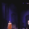 Actors (L-R) Elaine Delmar, Scott Holmes, Liz Robertson & Elisabeth Welch in a scene fr. the Broadway musical revue "Jerome Kern Goes to Hollywood." (New York)