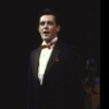 Actor Scott Holmes in a scene fr. the Broadway musical revue "Jerome Kern Goes to Hollywood." (New York)