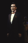 Actor Scott Holmes in a scene fr. the Broadway musical revue "Jerome Kern Goes to Hollywood." (New York)