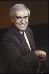 Producer Moe Septee in a publicity shot fr. the Broadway musical revue "Those Were the Days." (New York)