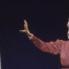 Actress Mina Bern in a scene fr. the Broadway musical revue "Those Were the Days." (New York)