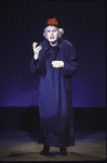 Actress Mina Bern in a scene fr. the Broadway musical revue "Those Were the Days." (New York)