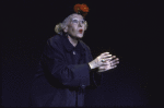 Actress Mina Bern in a scene fr. the Broadway musical revue "Those Were the Days." (New York)