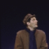 Actors Bruce Adler & Mina Bern in a scene fr. the Broadway musical revue "Those Were the Days." (New York)