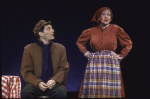 Actors Bruce Adler & Mina Bern in a scene fr. the Broadway musical revue "Those Were the Days." (New York)