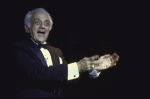 Actor Robert Abelson in a scene fr. the Broadway musical revue "Those Were the Days." (New York)