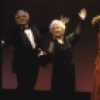 Actors (L-R) Robert Abelson, Mina Bern, Eleanor Reissa, Lori Wilner & Bruce Adler in a scene fr. the Broadway musical revue "Those Were the Days." (New York)