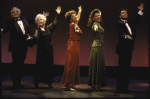 Actors (L-R) Robert Abelson, Mina Bern, Eleanor Reissa, Lori Wilner & Bruce Adler in a scene fr. the Broadway musical revue "Those Were the Days." (New York)