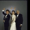 Actors (L-R) Mike Burstyn, Lori Wilner & Robert Abelson in a scene fr. the return engagement of the Broadway musical revue "Those Were the Days." (New York)