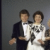 Actors (L-R) Mike Burstyn, Eleanor Reissa, Mina Bern, Lori Wilner & Eleanor Reissa in a scene fr. the return engagement of the Broadway musical revue "Those Were the Days." (New York)