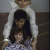 Actresses (Top-Bottom) Carol Channing, Leslie Uggams & Andrea McArdle in a publicity shot fr. the National tour of the musical revue "Jerry's Girls." (New York)