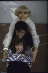 Actresses (Top-Bottom) Carol Channing, Leslie Uggams & Andrea McArdle in a publicity shot fr. the National tour of the musical revue "Jerry's Girls." (New York)