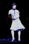 Actress Andrea McArdle in a scene fr. the National tour of the musical revue "Jerry's Girls." (New York)