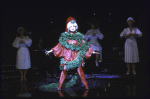Actress Carol Channing in a scene fr. the National tour of the musical revue "Jerry's Girls." (New York)