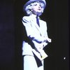 Actress Carol Channing in a scene fr. the National tour of the musical revue "Jerry's Girls." (New York)