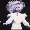 Actress Carol Channing in a scene fr. the National tour of the musical revue "Jerry's Girls." (New York)