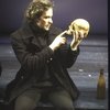Actor Kevin Kline as the title character in a scene fr. the New York Shakespeare Festival production of the play "Hamlet." (New York)