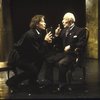 Actors (L-R) Kevin Kline & Leonardo Cimino in a scene fr. the New York Shakespeare Festival production of the play "Hamlet." (New York)