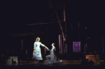 Actors Rebecca Luker & Mark Jacoby in a scene fr. the revival of the Broadway musical "Showboat." (New York)