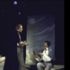 Actors (L-R) Larry Swansen & Frank Langella in a scene fr. the Chelsea Theater Center's production of the play "The Prince of Homburg." (New York)