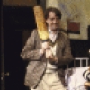 Actors (L-R) Sullivan Brown, Brooks Baldwin & K. C. Kelly in a scene fr. the  production of the play "Writer's Cramp." (New York)