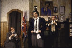 Actors (L-R) Sullivan Brown, K. C. Kelly & Brooks Baldwin in a scene fr. the  production of the play "Writer's Cramp." (New York)