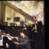 Actors (L-R) K. C. Kelly, Sullivan Brown & Brooks Baldwin in a scene fr. the  production of the play "Writer's Cramp." (New York)