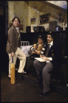 Actors (L-R) Sullivan Brown, Brooks Baldwin & K. C. Kelly in a scene fr. the  production of the play "Writer's Cramp." (New York)