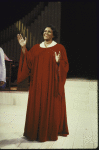 Actress Queen Esther Marrow as Mahalia Jackson in a scene fr. the Broadway musical "Truly Blessed." (New York)
