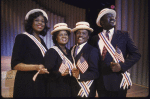 Actors (L-R) Gwen Stewart, Lynette G. DuPre', Doug Eskew & Carl Hall in a scene fr. the Broadway musical "Truly Blessed." (New York)