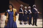 Actors (L-R) Queen Esther Marrow, Gwen Stewart, Lynette G. DuPre', Doug Eskew & Carl Hall in a scene fr. the Broadway  musical "Truly Blessed." (New York)