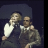 Actors Meryl Streep & Christopher Lloyd in a scene fr. the Broadway production of the Chelsea Theater Center's production of the musical "Happy End." (New York)