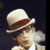Actor Christopher Lloyd in a scene fr. the Broadway production of the Chelsea Theater Center's production of the musical "Happy End." (New York)