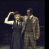 Actors Shirley Knight & Christopher Lloyd in a scene fr. the Off-Broadway production of the Chelsea Theater Center's production of the musical "Happy End." (New York)