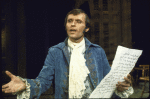 Actor David Cryer as Thomas Jefferson in a scene fr. the replacement cast of  the Broadway musical "1776." (New York)
