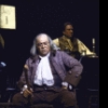 Actor (fr., C) Rex Everhart w. (back) David Ford in a scene fr.  touring production of the musical "1776." (New York)