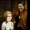 Actors (L-R) Barbara Lang & Patrick Bedford in a scene fr. touring production of the musical "1776." (New York)