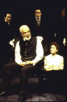 Actor Earle Hyman (2L) w. cast members in a scene from the New York Shakespeare Festival production of the play "Richard II." (New York)