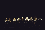 Cast in a scene from the New York Shakespeare Festival production of the play "Richard II." (New York)